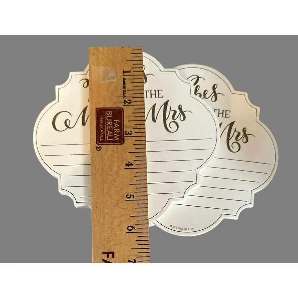 Wedding Lot Bride Groom Thank You Signs & Wishes 15 Guest Note Pads Basket